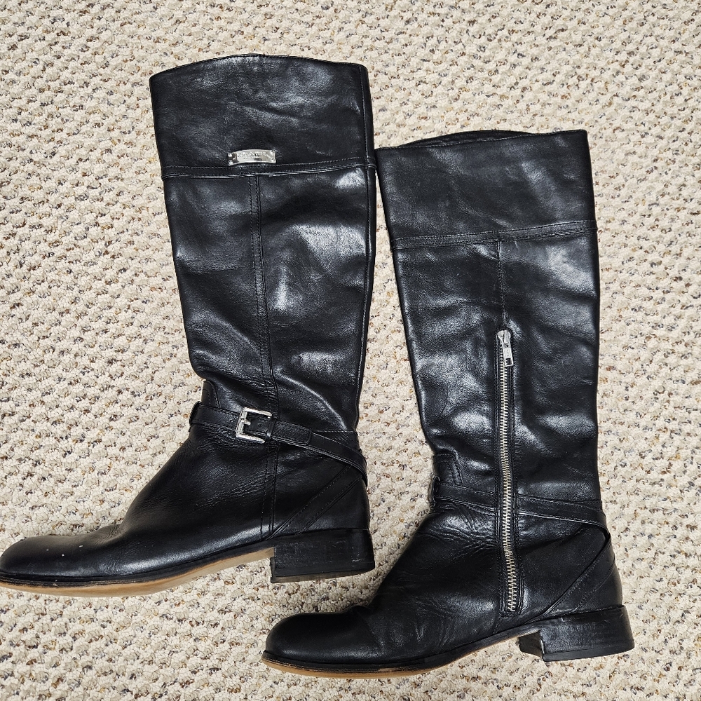 COACH Micha RIding Boots Black Size‎ 8